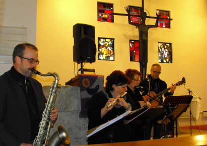 sempre tu beim abendgottesdienst- leider ohne annika