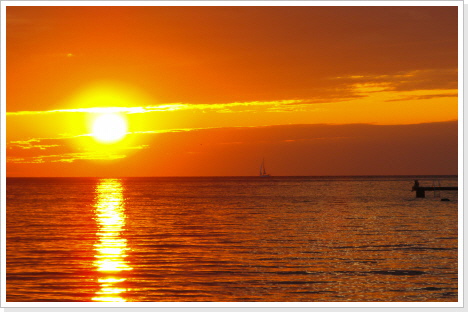 Sonnenuntergang bei Rovinj/Kroatien - heini