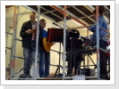 ...auch Diakon Fornal musste die Leiter hoch ...auch Diakon Fornal musste die Leiter hoch