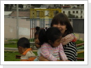 désirée barthel, bei der "arbeit" mit kindern in quito