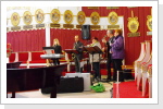 aufbau und soundcheck aufbau und soundcheck